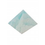Caribbean Blue Calcite 6cm Pyramid 